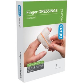AeroWound Standard Finger Dressings X 3