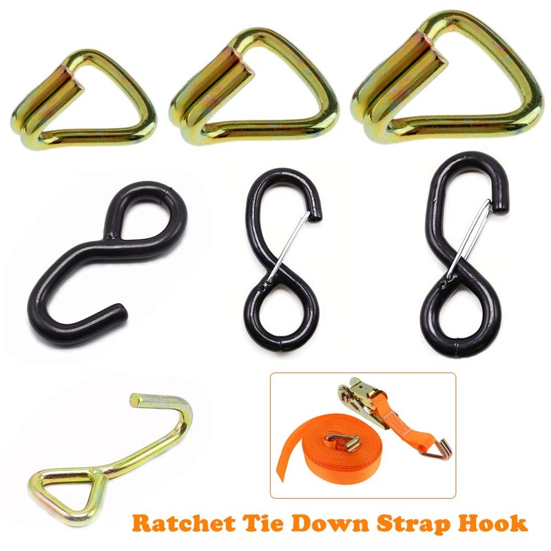 Claw Hook for 25-50mm Ratchet Straps Webbing Ratchet Straps Tension