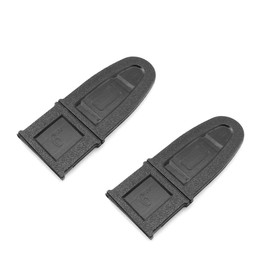 ZYAMY 2PCS Plastic Chain Saw Pole Protectors 6 Inch Chainsaw Pole Chain Protector Knife Cover for Replacing Garden Accessories Gardening Woodworking Supplies Storage Transportation Black