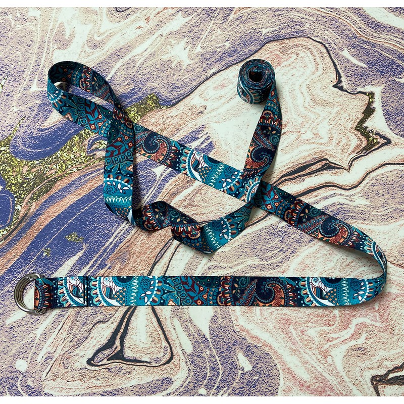 Aozora Yoga Strap for Stretching Yoga Bands Yoga Belt Pilates