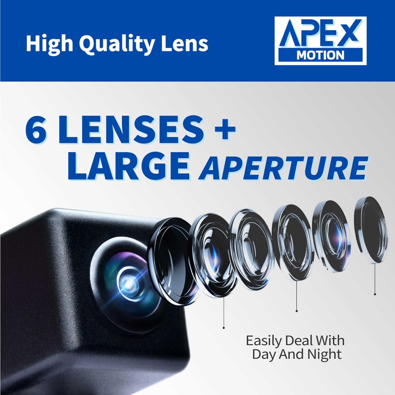 Generic APEXMOTION Rear View Backup Camera Reversing Parking Assist Camera