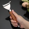Stainless Potato Peeler, Vegetable Speed Peeler with Wooden Handle, 304