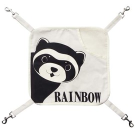 Rainbow Large Hammock for Ferrets! Antibacterial Deodorizing Hammock