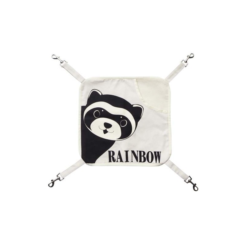 Rainbow Large Hammock for Ferrets! Antibacterial Deodorizing Hammock