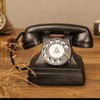 Decorative Telephone Creative Synthetic Resin Rotary Dial Retro Telephone Ornament