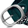 Caspar GU245 Women's Vintage Jeans Belt Waist Belt with Rivets,