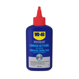 WD-40 Specialist Bicycle Chain Oil When Wet 100 ml, Lubricates and Protects the Bicycle Chain