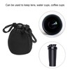 PATIKIL Camera Lens Bag 7x10cm Drawstring Lens Pouch with Thick