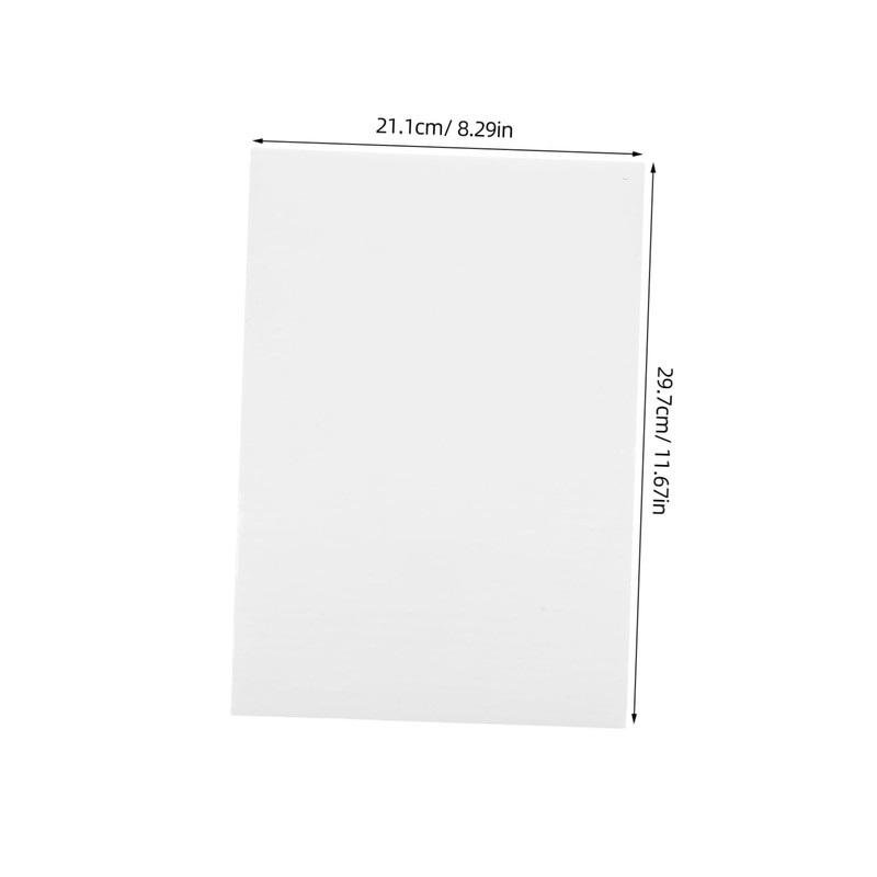 DOITOOL 10Pcs Foam Board Blank Craft Thick Smooth Surface for