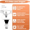 972098A Drain Stopper Polished Chrome Sink Stopper, Drain Sink Plug