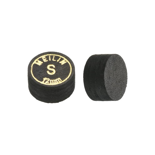 PATIKIL 12mm Pool Cue Tips, 2 Pack Soft Multiple Layer