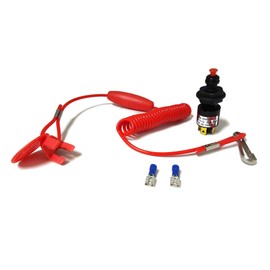 YAMASCO Coiled Lanyard Remote Switch 4097 for Sierra Marine Outboard MP40990 Boat Motor