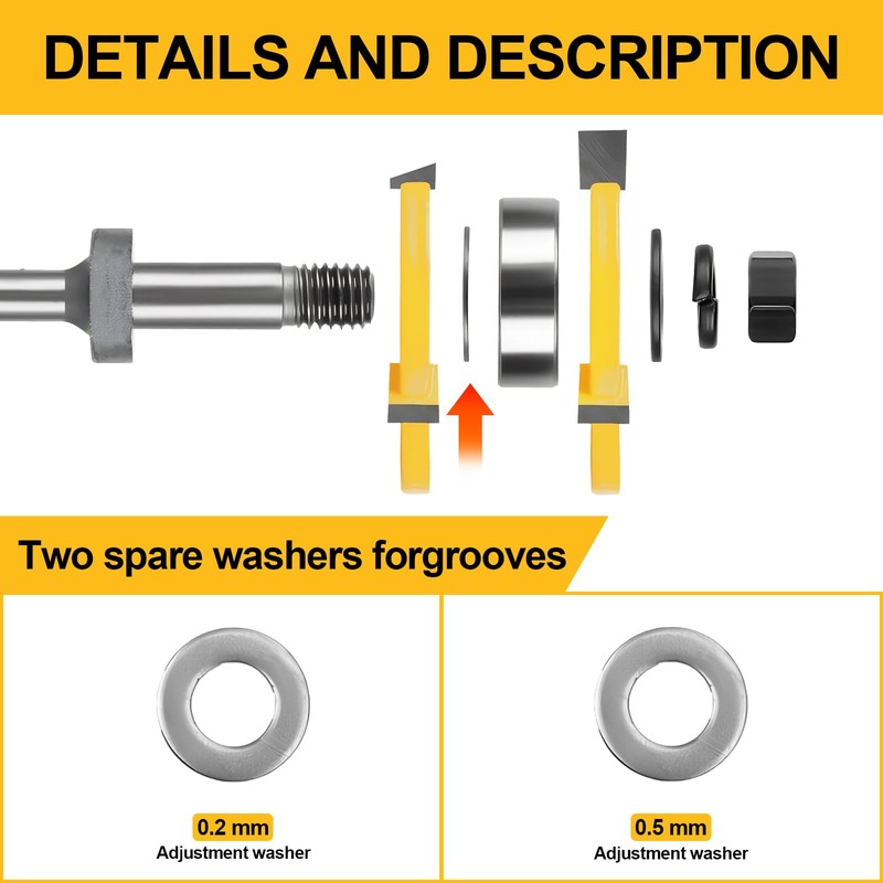 Tongue and Groove Router Bit Set of 2 Pieces,Router Bits