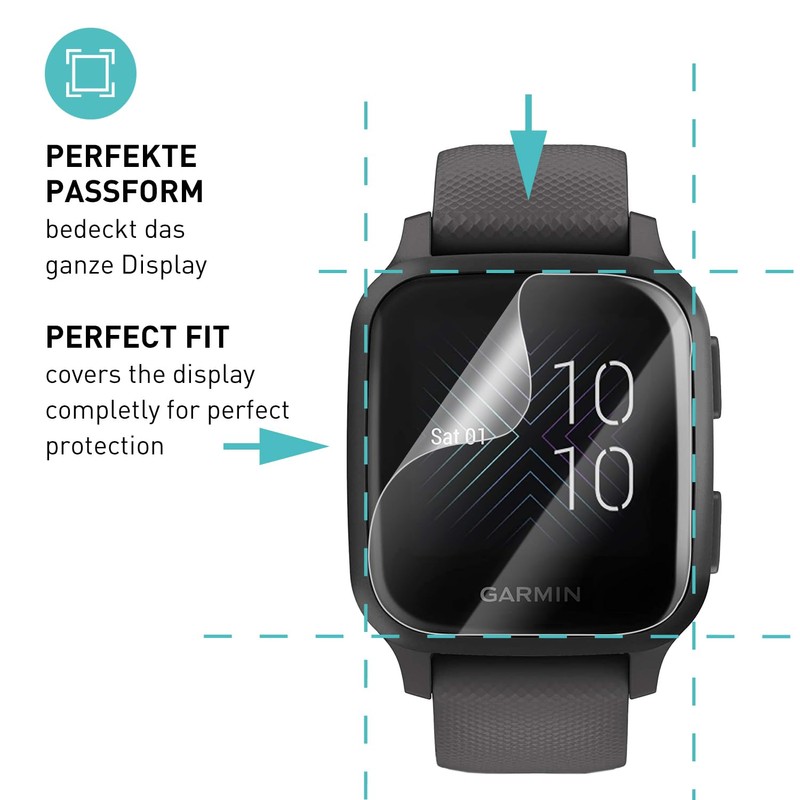 smartect TPU Screen Protector [Pack of 3, Clear] Compatible with