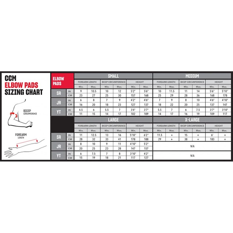 CCM Tacks XF80 Senior Hockey Elbow Pads (Medium)