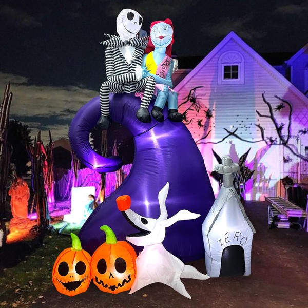 6 FT Halloween Inflatables Outdoor Decoration, Blow Up Yard Decorations