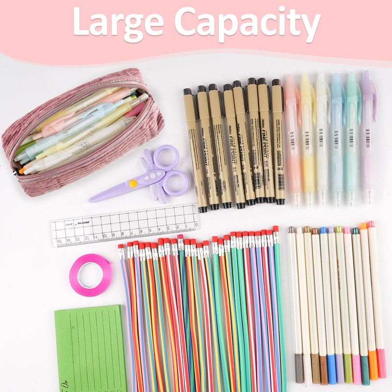 Deepton Pencil Case, pink, pencil case