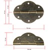 FUXXER® 6x Classic Metal Hinges Antique Iron Design Furniture 56x42mm