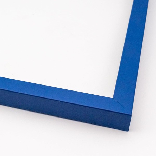 13x19 Frame Blue Indigo Solid Wood Picture Frame Width 0.75