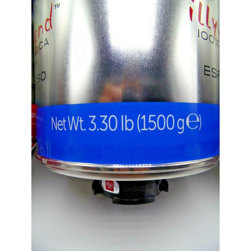 ILLY ESPRESSO DECAF BEAN 3.3lb EXP 2027+ DECAF SAFETY SEAL