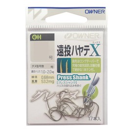 Owner (Owner) Oh Far Throw Hayate X Hooks (1 Pieces with Ken), 8 # # # # fish hooks