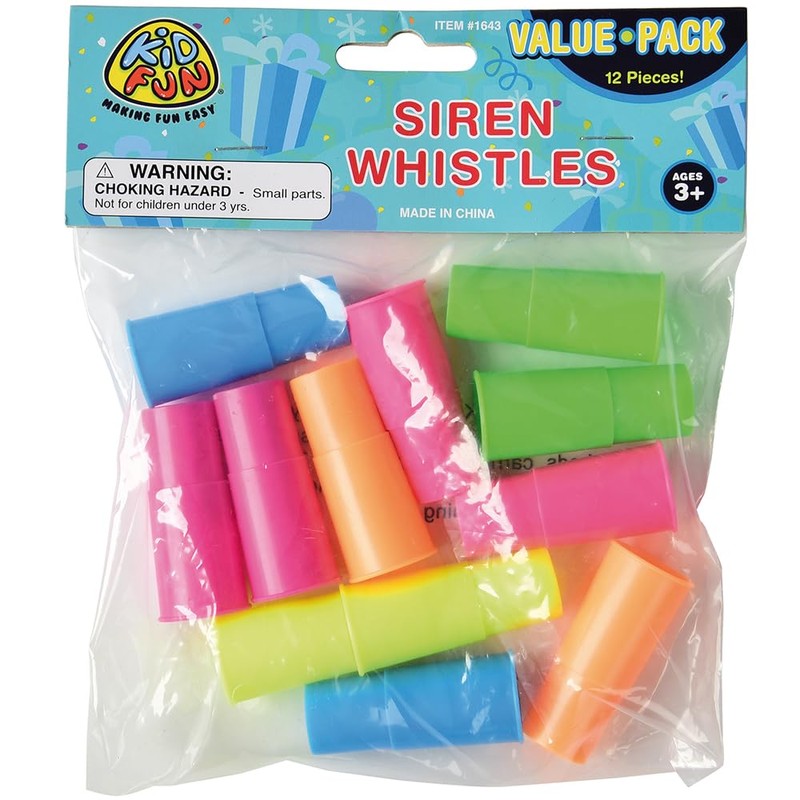 U.S. Toy Siren Whistle, Assorted