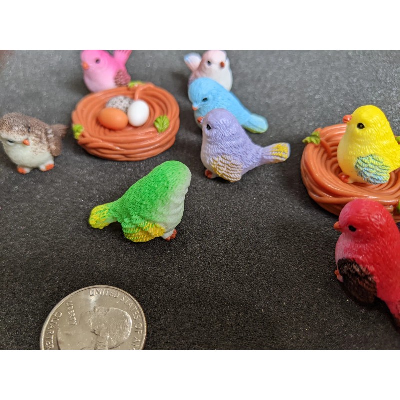 Board Game Modder Colorful Nesting Birds - Bird Nest, 10