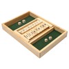 Jwinkumy Shut The Box Game, Wooden Double-Sided 9-Number Dice Game