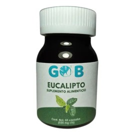Eucalipto En Polvo - Go3b - 60 Cápsulas - Suplemento Sin Sabor                                                                                        