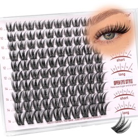 calphdiar Eyelash Clusters Wispy Lash Clusters DIY Eyelash Extensions