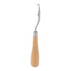 Bent Latch Hook Crochet Needle Latch Hook with Wooden Handle