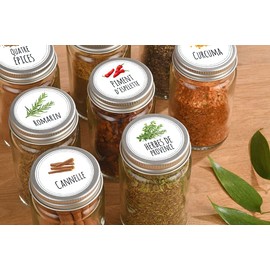 Avery Round Jar Labels Diameter 35 mm – Pack of 48 – Ready to Use