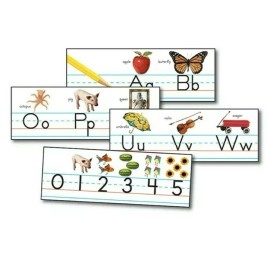Traditional Manuscript Alphabet with Photographs Bulletin Board Set