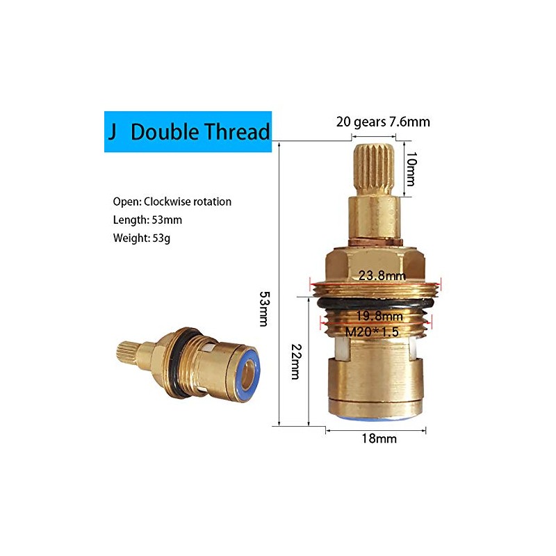 Tap Top 1/2 Inch Valve Top Tap Valve Insert Top