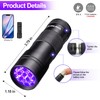 Black Light UV Flashlight,Vansky Blacklight 12 LED Urine Detector For