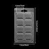 FVIEXE 150 Pack Wax Melt Containers Molds, 8 Cavity Plastic