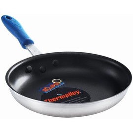 Browne Foodservice (5813828) 8-Inch Standard Weight Non-Stick Fry Pan, Silver