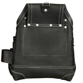 Rig Gears Leather Tool Belt 8 Pockets Leather Tool Pouch | Carpenters Tool Belts For Men Construction Tools Apron Tool Bag Organizer Utility Pouches (Black, Standard)