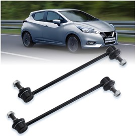 SegurVelo 2Pcs K750098 Front Sway Stabilizer Bar Link Compatible with Nissan 2009-2014 Cube, 2015-2019 Micra, 2007-2019 Versa, 2014-2019 Versa Note