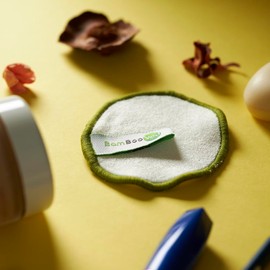 24 pcs Softest Bamboo Reusable Makeup Remover Pads with Cotton Drawstring wash Bags and Amazing Bamboo Makeup Headband to Make Your Beauty Routine Experience Better for All Skin Types.