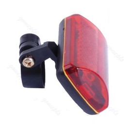 5 LED Rear Tail Bike Bicycle Back Light Night Safety Warning Flashing Lamp Red