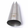 2Pcs 1meters Nozzle Open Star Piping Tip, Large Seamless Stainless
