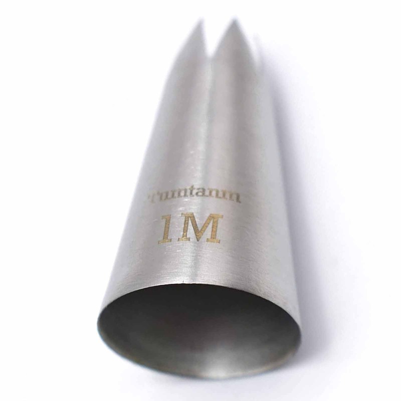 2Pcs 1meters Nozzle Open Star Piping Tip, Large Seamless Stainless
