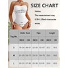 FEOYA Shapewear Women's Body Shaper Tummy Control Strapless Shapewear Bodysuit