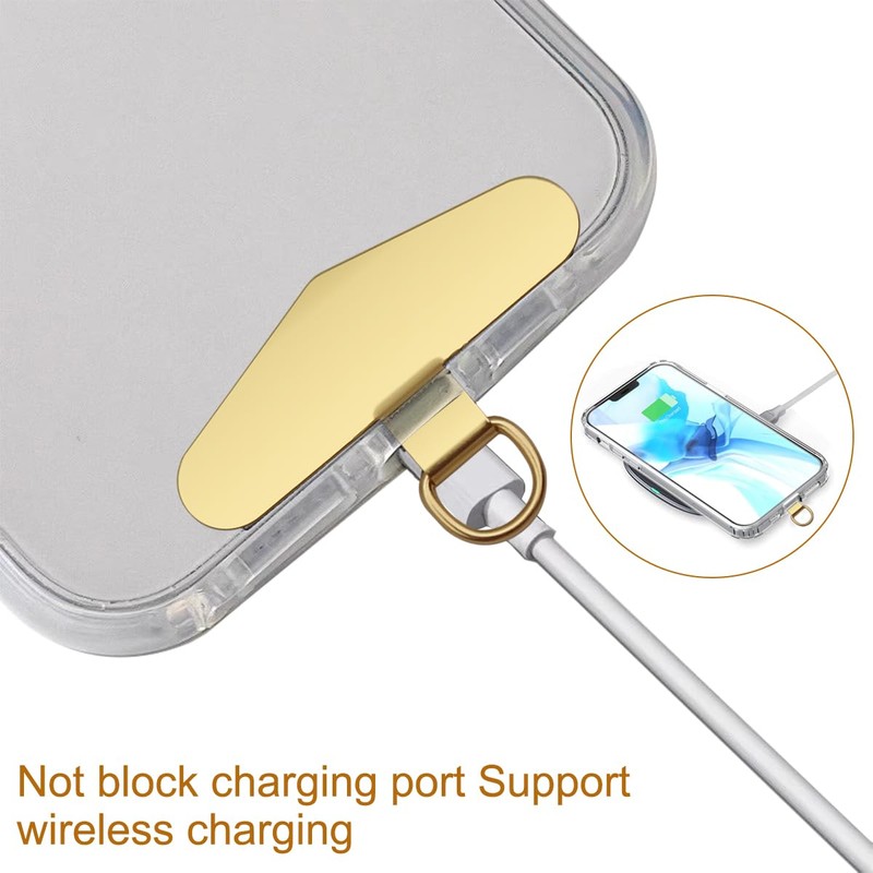 AYWFEY 3 Pcs Universal Phone Tether Tab, Metal Cell Phone