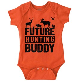 Future Hunting Buddy Little Hunter Newborn Baby Boy Girl Romper