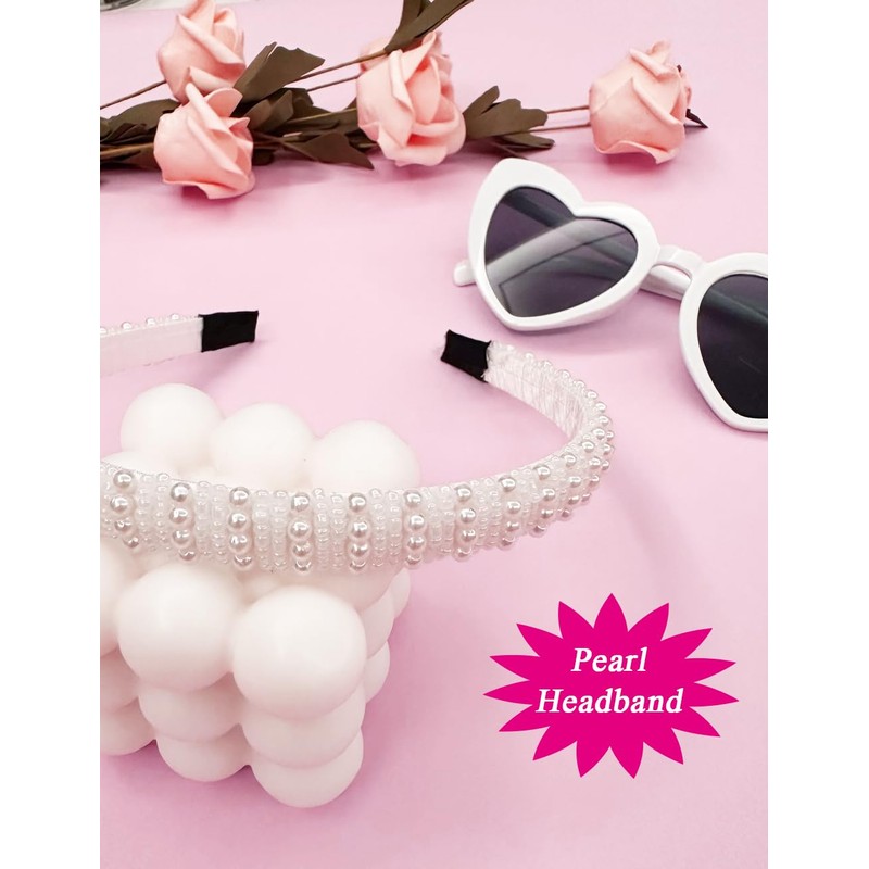 Ricawa Ricawa Bridal Veil with Headband Sash Glasses 4 PCS