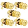 Probrico Privacy Door Knobs Lock Interior Bedroom Bathroom Door Handle