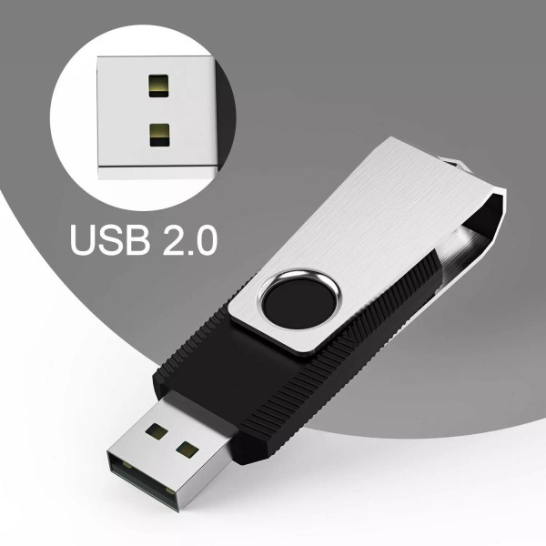 Kootion 32GB USB2.0 Flash Drive Swivel Memory Stick Thumb Drive