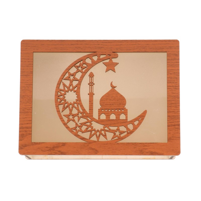 Generic Money Box with Counter Wooden Piggy Bank Storage Case